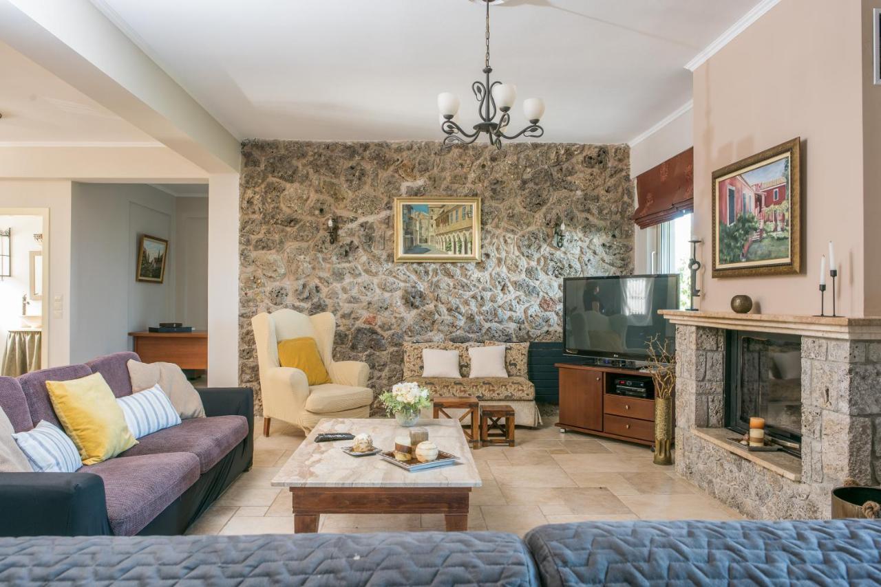 Ionian Sea View Villa By Whitedreamvillas Káto Korakiána Kültér fotó