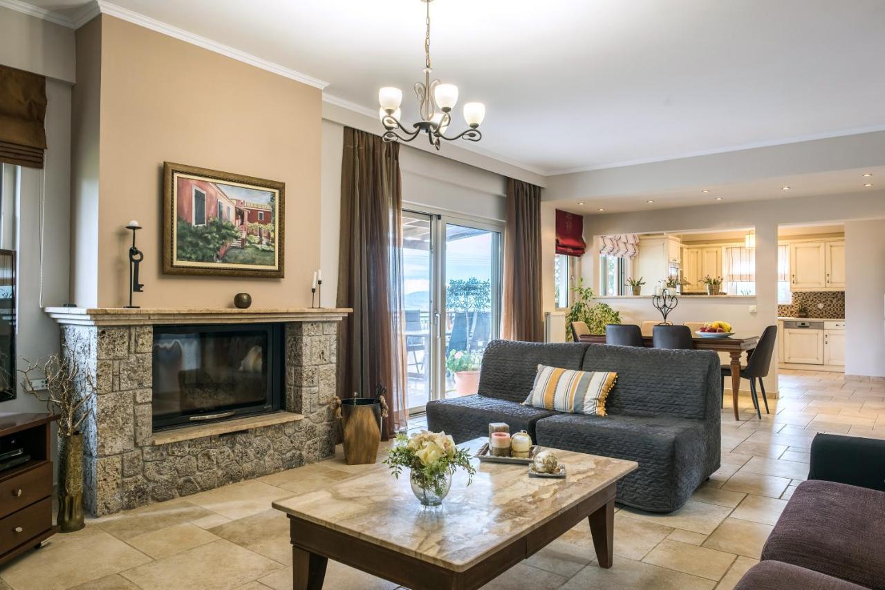 Ionian Sea View Villa By Whitedreamvillas Káto Korakiána Kültér fotó