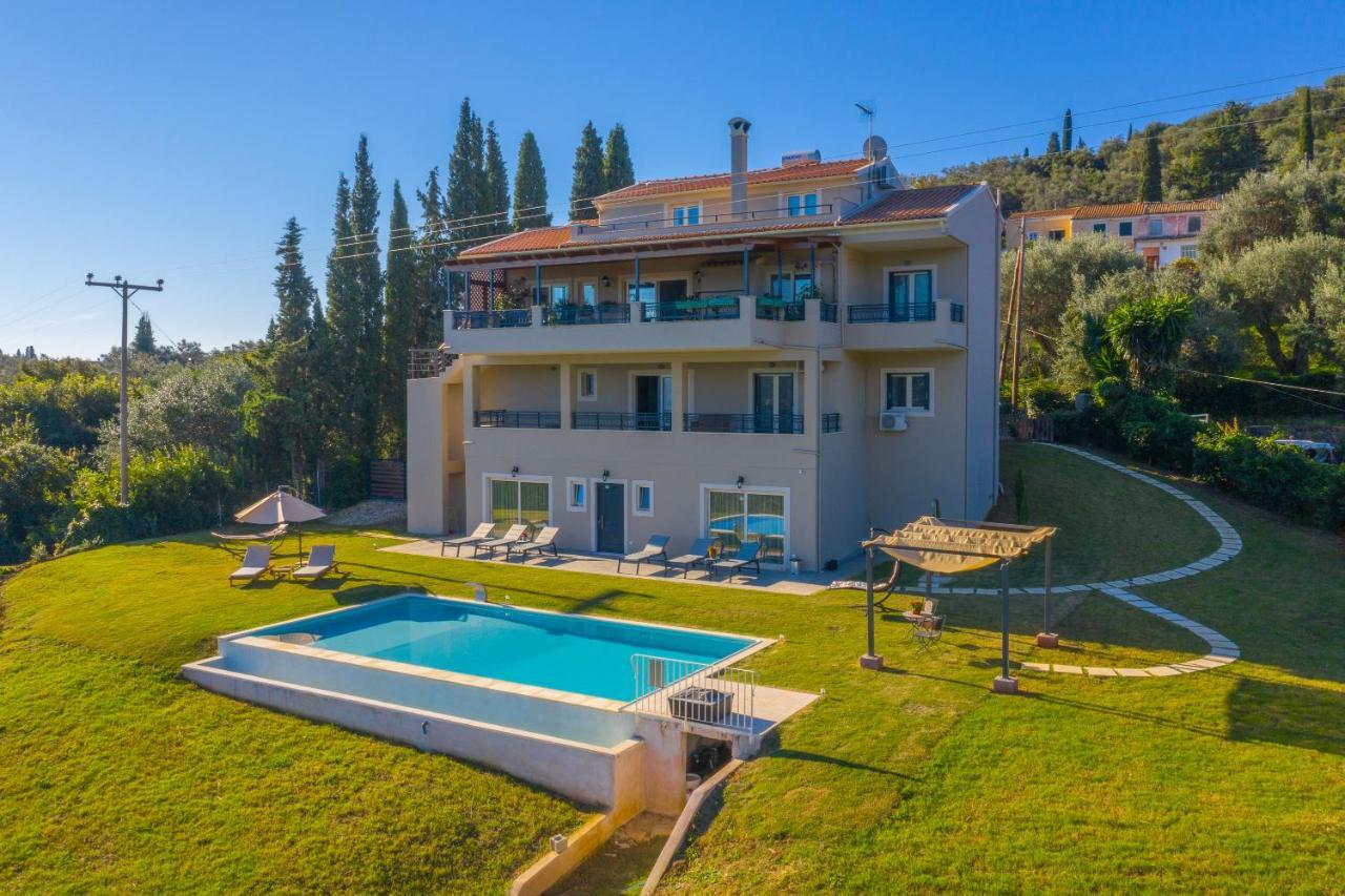 Ionian Sea View Villa By Whitedreamvillas Káto Korakiána Kültér fotó